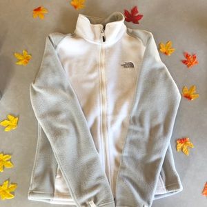 White NorthFace Fleece
